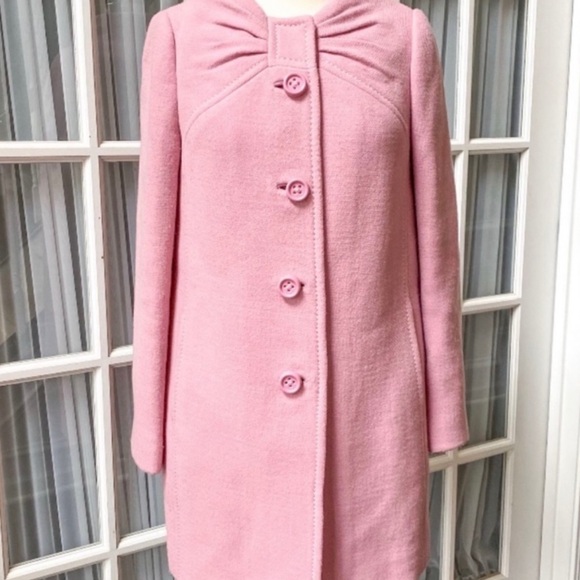 kate spade Jackets & Blazers - Kate Spade Pink Etta Wool Coat - Size 14 NWOT